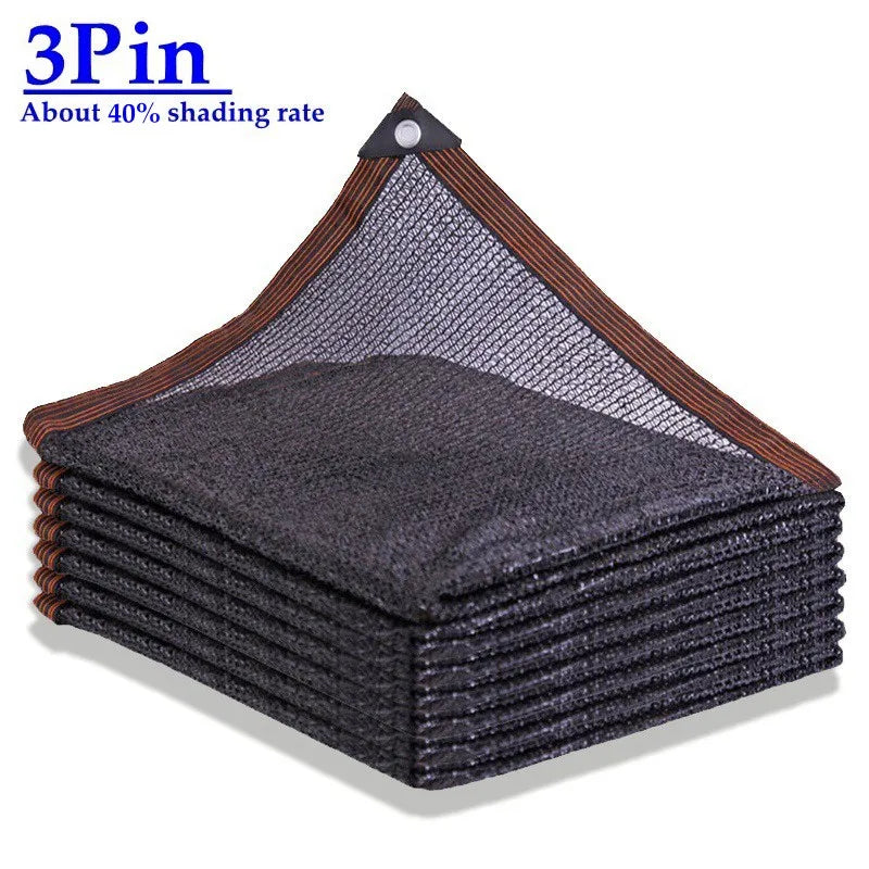 30%~90% Shading Anti-UV Black HDPE Sunshade Net Greenhouse Garden Succulent Plants Cover Netting Swimming Pool Sun Shade Net