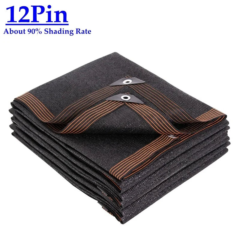 30%~90% Shading Anti-UV Black HDPE Sunshade Net Greenhouse Garden Succulent Plants Cover Netting Swimming Pool Sun Shade Net