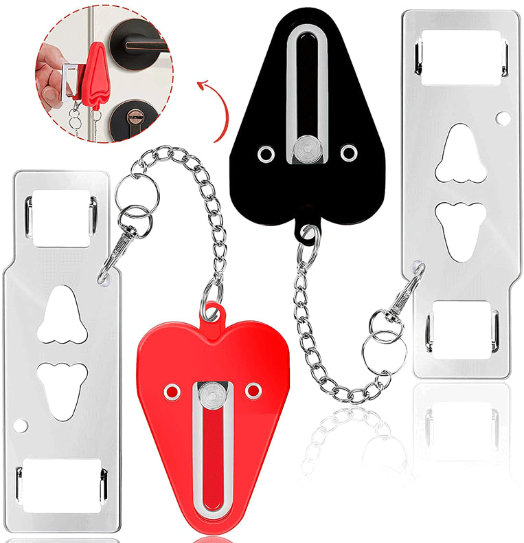 Verrou de Porte Portable Anti-Vol – Sécurité Voyage & Hôtel
