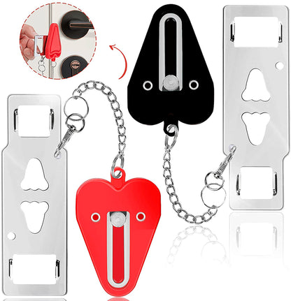 Verrou de Porte Portable Anti-Vol – Sécurité Voyage & Hôtel