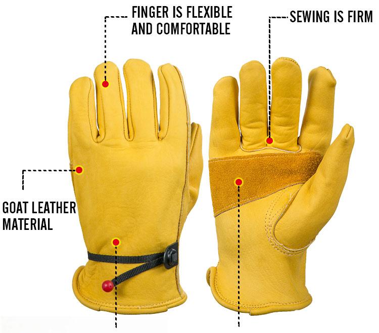 Gants Soudure Cuir Vachette Protection Chaleur - Sécurité Travail Professionnel