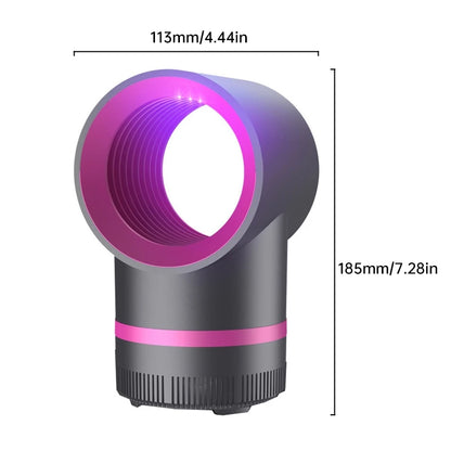 Lampe Anti-Moustiques USB Silencieuse – Piège à Insectes Portable, Sans Produit Chimique
