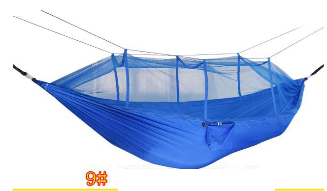 Hamac Camping 2 Personnes Ultraléger avec Moustiquaire – 260x140 cm