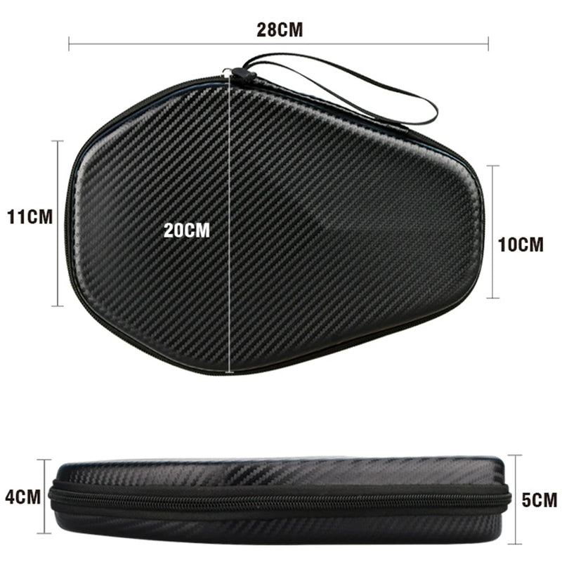 Sac de Transport Tennis de Table – Housse EVA Imperméable pour 2 Raquettes