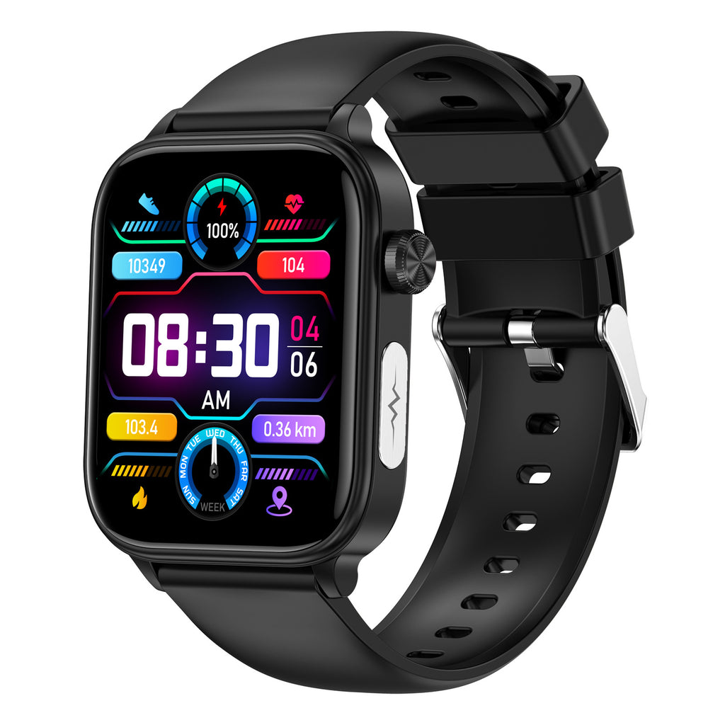 Montre Connectée ET570 - Appel Bluetooth, ECG, Glycémie Non-Invasive et Oxygène Sanguin