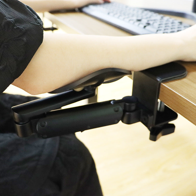 Support d'Accoudoir Réglable pour Bureau – Aluminium Ergonomique, 6 Positions