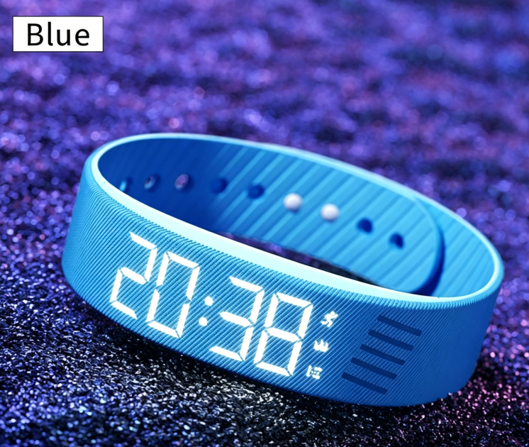 Montre Connectée Sport Femme – Podomètre, Alarme Vibrante, Étanche 30M