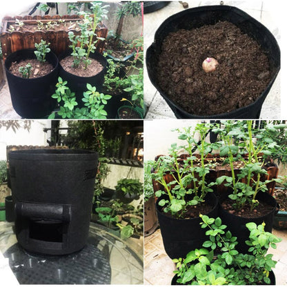Sac de Culture Potager – Tissu Respirant avec Fenêtre de Récolte