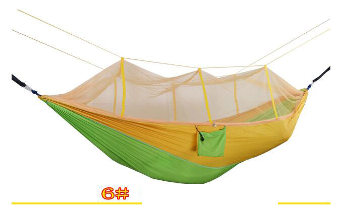 Hamac Camping 2 Personnes Ultraléger avec Moustiquaire – 260x140 cm
