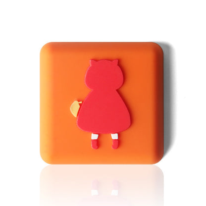 Protège-Porte Silicone Cartoon — Anti-Bruit, Anti-Choc, Décoration Murale