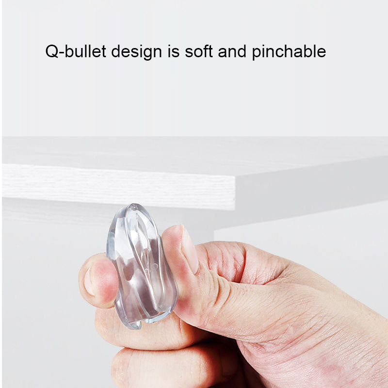 Protège-Coins de Table Transparent — Anti-Choc PVC, Sécurité Enfant & Meuble