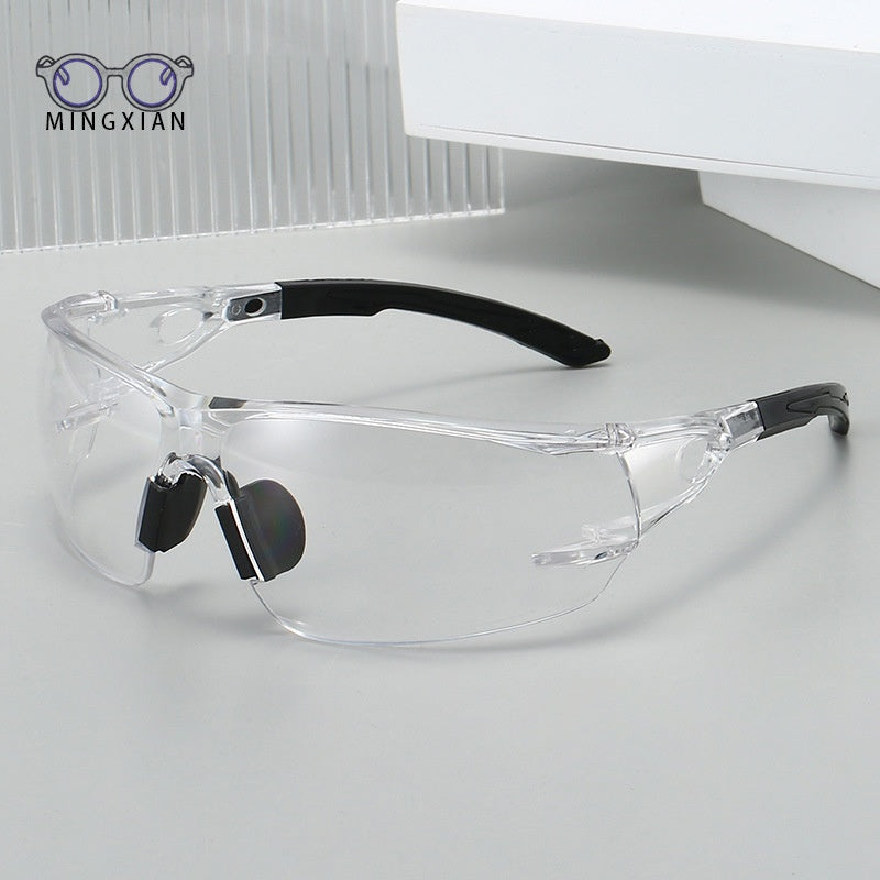 Lunettes de Protection Cyclisme – Monture Transparente Anti-Vent