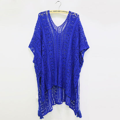 Robe de Plage Kaftan en Coton — Cover-Up Léger, Paréo Femme Taille Unique