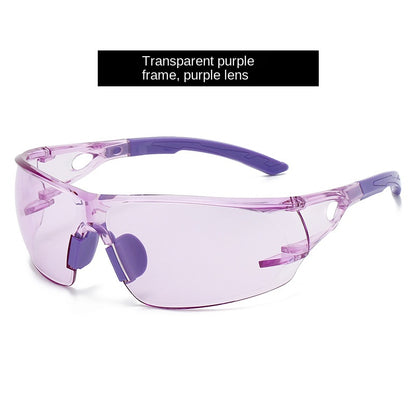 Lunettes de Protection Cyclisme – Monture Transparente Anti-Vent