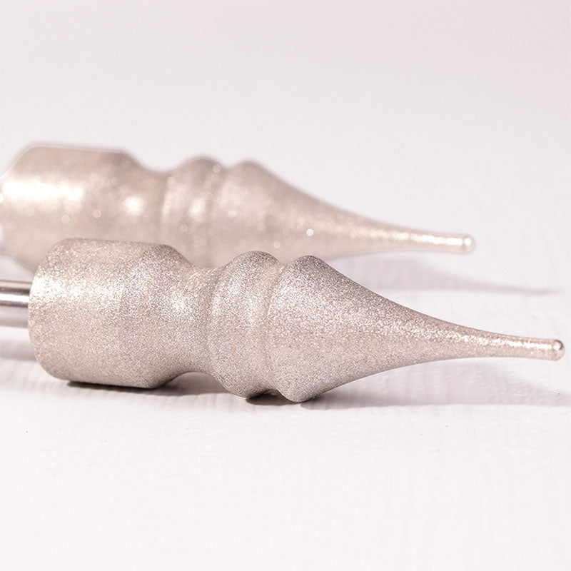 Kit de Polissage Cuir Professionnel - 2 Pièces avec Brosse - Brunissage Bords jusqu'à 11mm