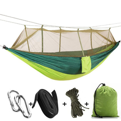 Hamac Camping 2 Personnes Ultraléger avec Moustiquaire – 260x140 cm