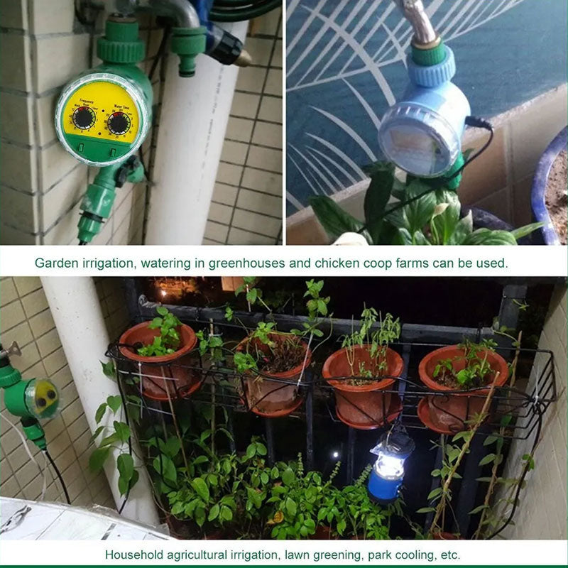 Programmateur d'Arrosage Automatique LCD – IP65, Piles, Jardin & Potager