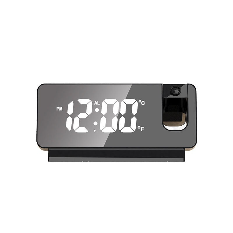 Student electronic clock Internet celebrity LED large screen mirror intelligent alarm clock luminous temperature and humidity pr