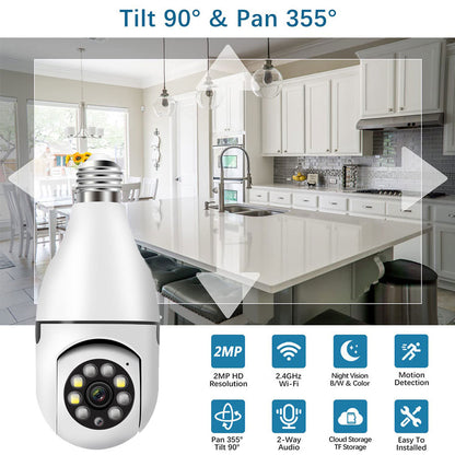 Caméra WiFi Surveillance Intérieure – Vision Nocturne, 2.4G/5G, Full HD 1080p