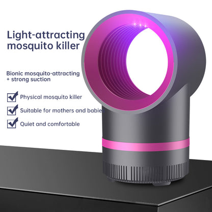 Lampe Anti-Moustiques USB Silencieuse – Piège à Insectes Portable, Sans Produit Chimique