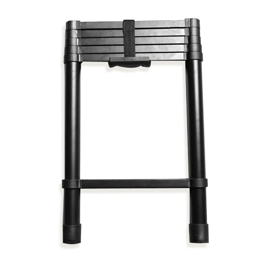 Portable Folding Aluminium Telescopic Ladder Non-Slip Extension Telescoping Ladder with Hooks Roof top tent and roof rack use - APPRO-DISTRI