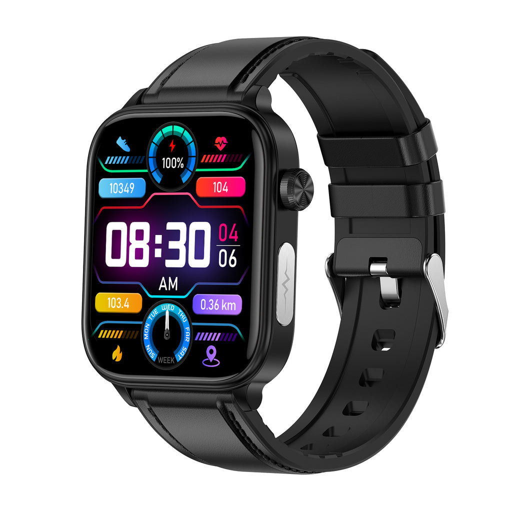 Montre Connectée ET570 - Appel Bluetooth, ECG, Glycémie Non-Invasive et Oxygène Sanguin