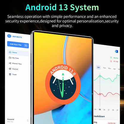 Tablette Android PRO6 2026 — 5G, 10 Cœurs, Écran 10,36" 4K, Double SIM, 12000mAh