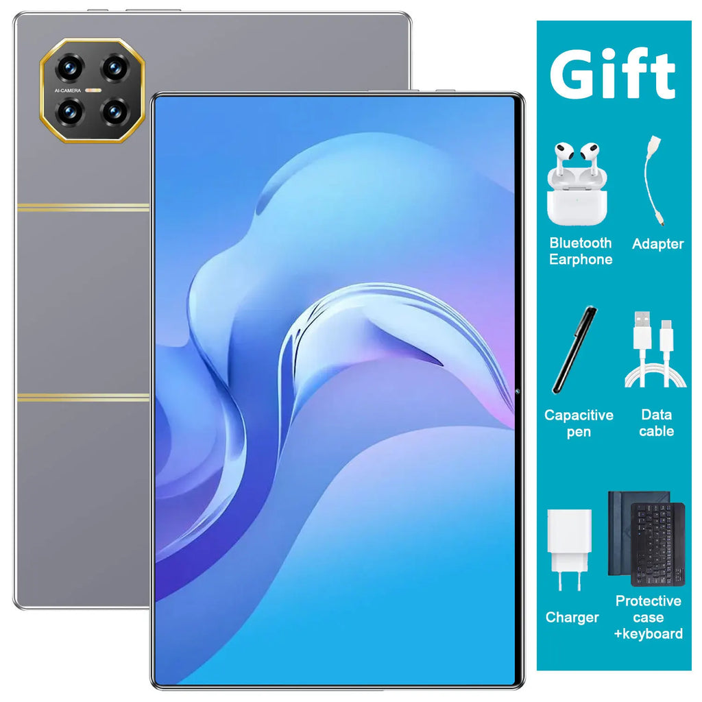 Tablette Android 13 5G 10.36" - 16GB RAM 1TB - Écran 2K - Batterie 20000mAh