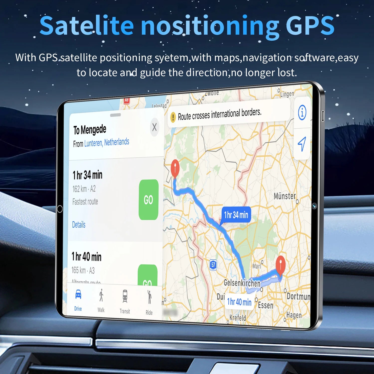 Tablette Android 13 - 10.36" 16GB RAM 1TB ROM, 10 Cœurs, 5G, 12000mAh, Dual SIM