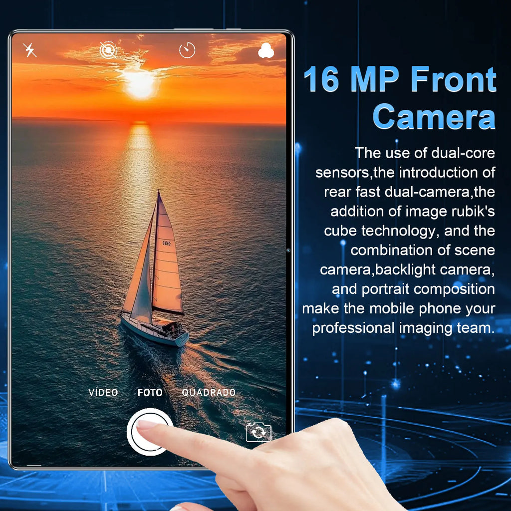 Tablette Android 13 5G 10.36" - 16GB RAM 1TB - Écran 2K - Batterie 20000mAh