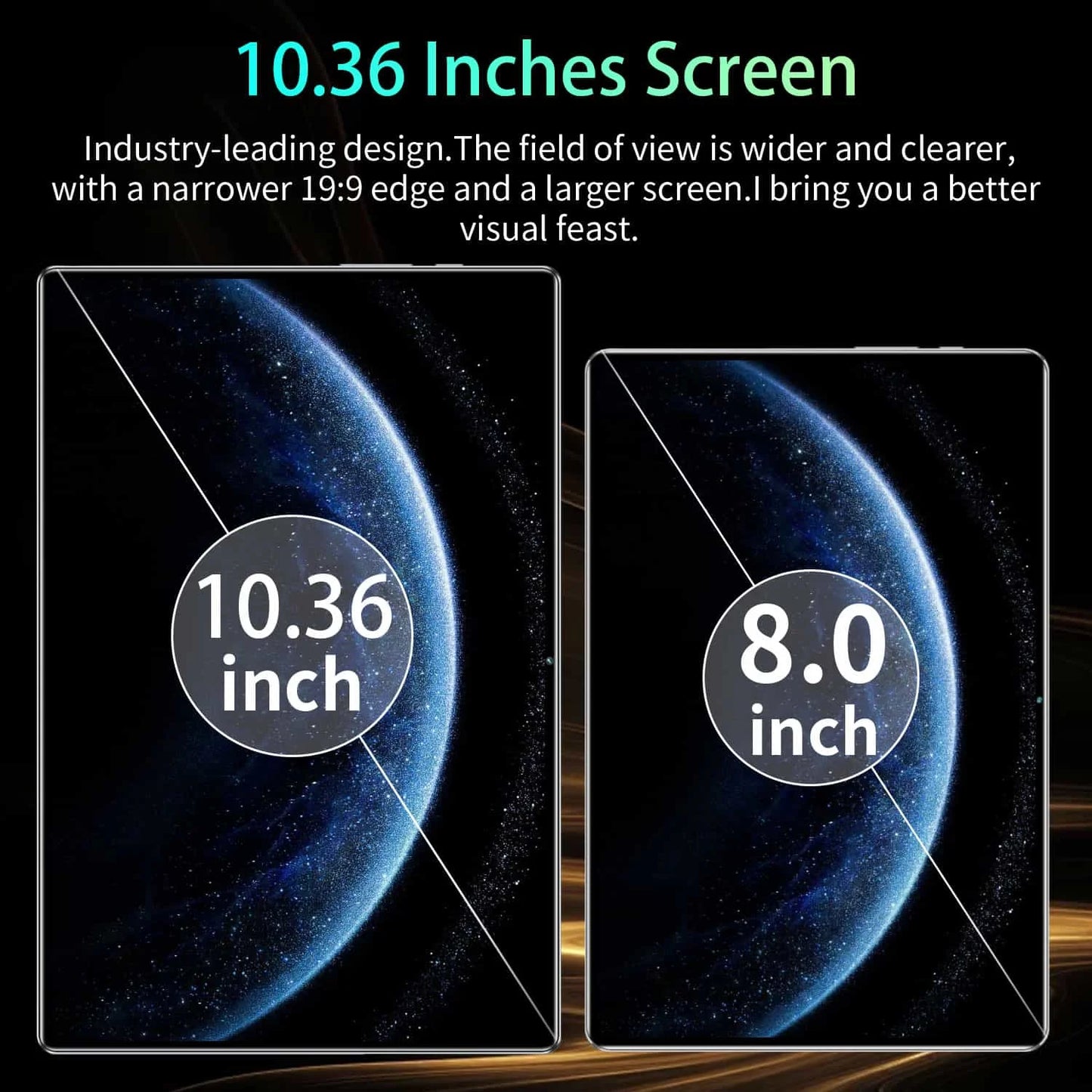 Tablette Android PRO6 2026 — 5G, 10 Cœurs, Écran 10,36" 4K, Double SIM, 12000mAh