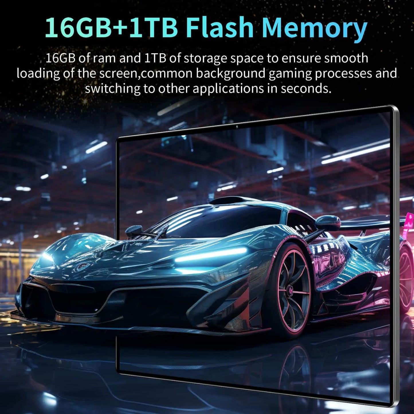 Tablette Android PRO6 2026 — 5G, 10 Cœurs, Écran 10,36" 4K, Double SIM, 12000mAh