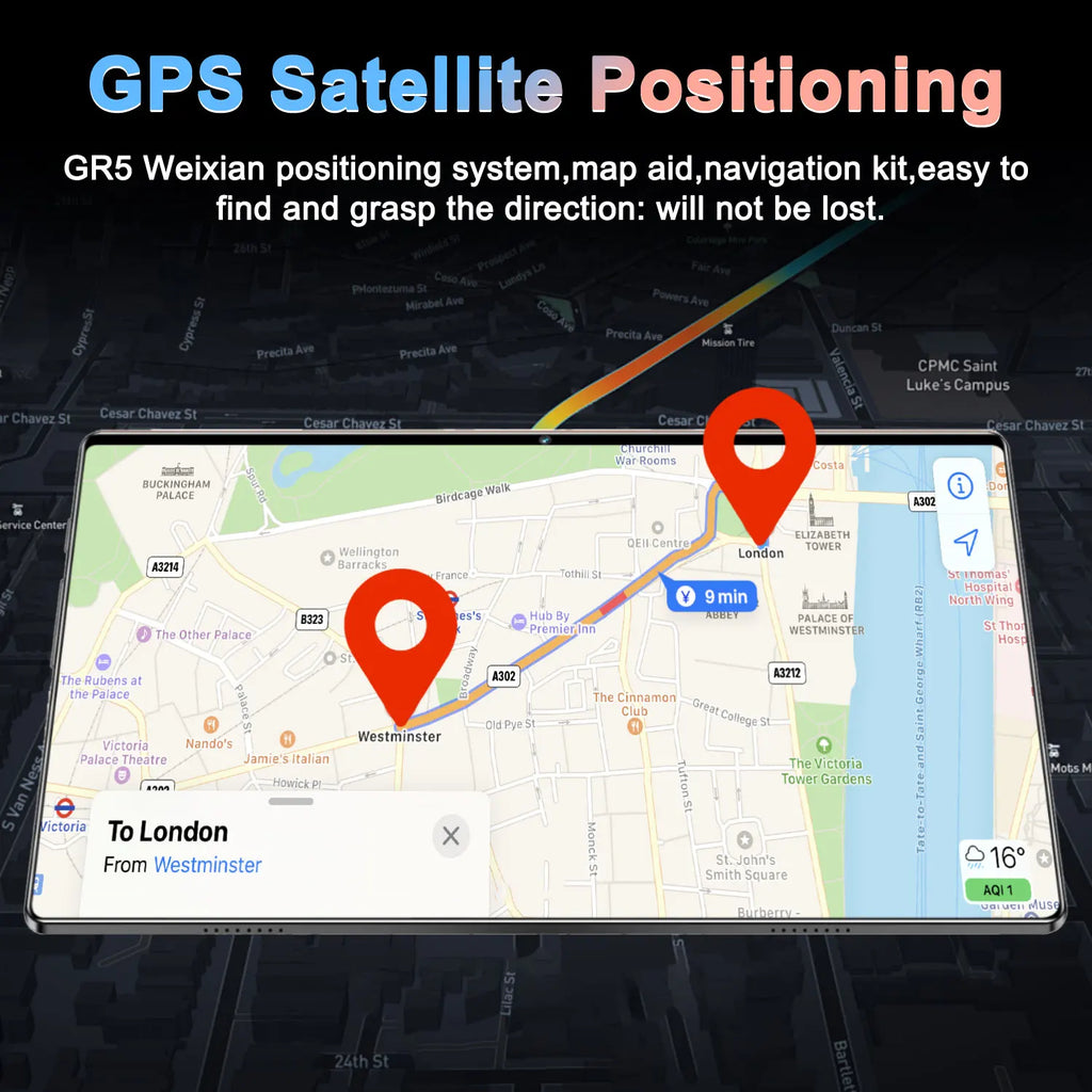 Tablette S11 Ultra Android 13 - 10.36" 16GB RAM 1TB ROM, 14 Cœurs, 20000mAh, WiFi