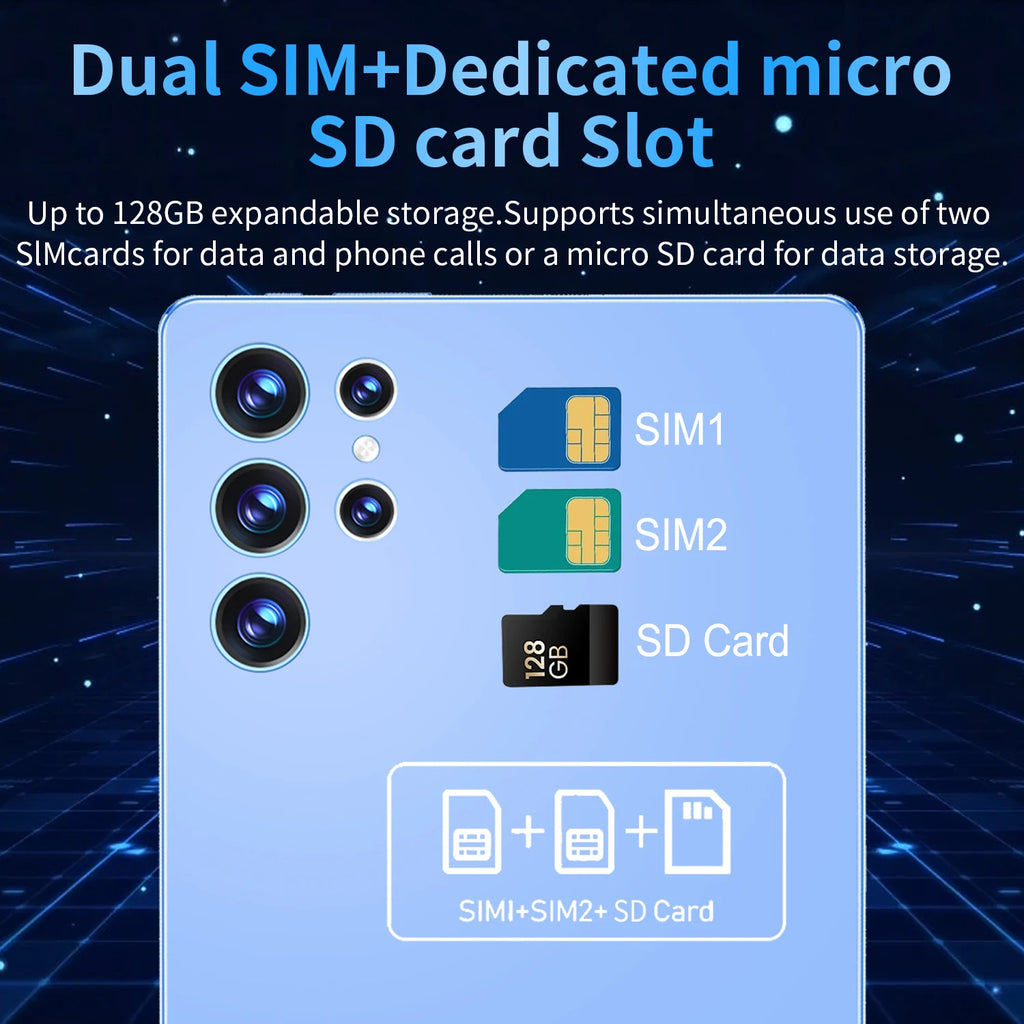 Tablette Android 13 - 10.36" 16GB RAM 1TB ROM, 10 Cœurs, 5G, 12000mAh, Dual SIM