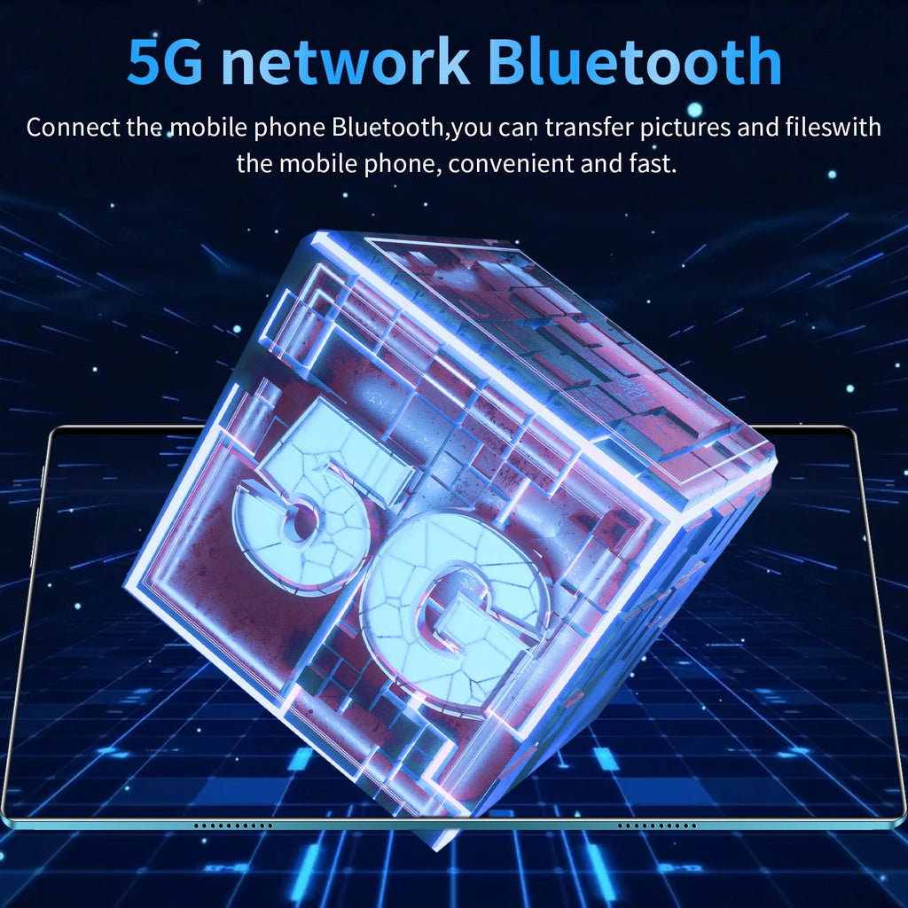 Tablette Android 13 - 10.36" 16GB RAM 1TB ROM, 10 Cœurs, 5G, 12000mAh, Dual SIM