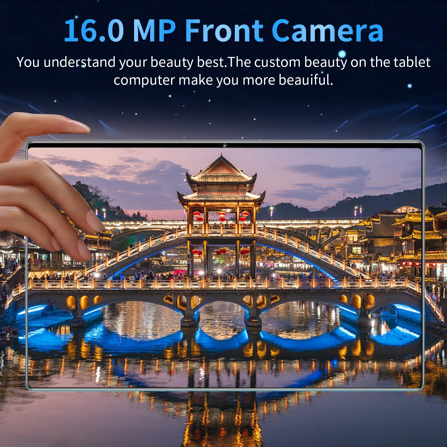 Tablette Android 13 - 10.36" 16GB RAM 1TB ROM, 10 Cœurs, 5G, 12000mAh, Dual SIM