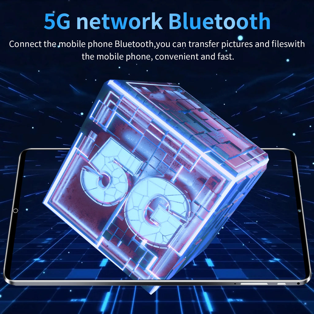 Tablette Android 13 - 10.36" 16GB RAM 1TB ROM, 10 Cœurs, 5G, 12000mAh, Dual SIM