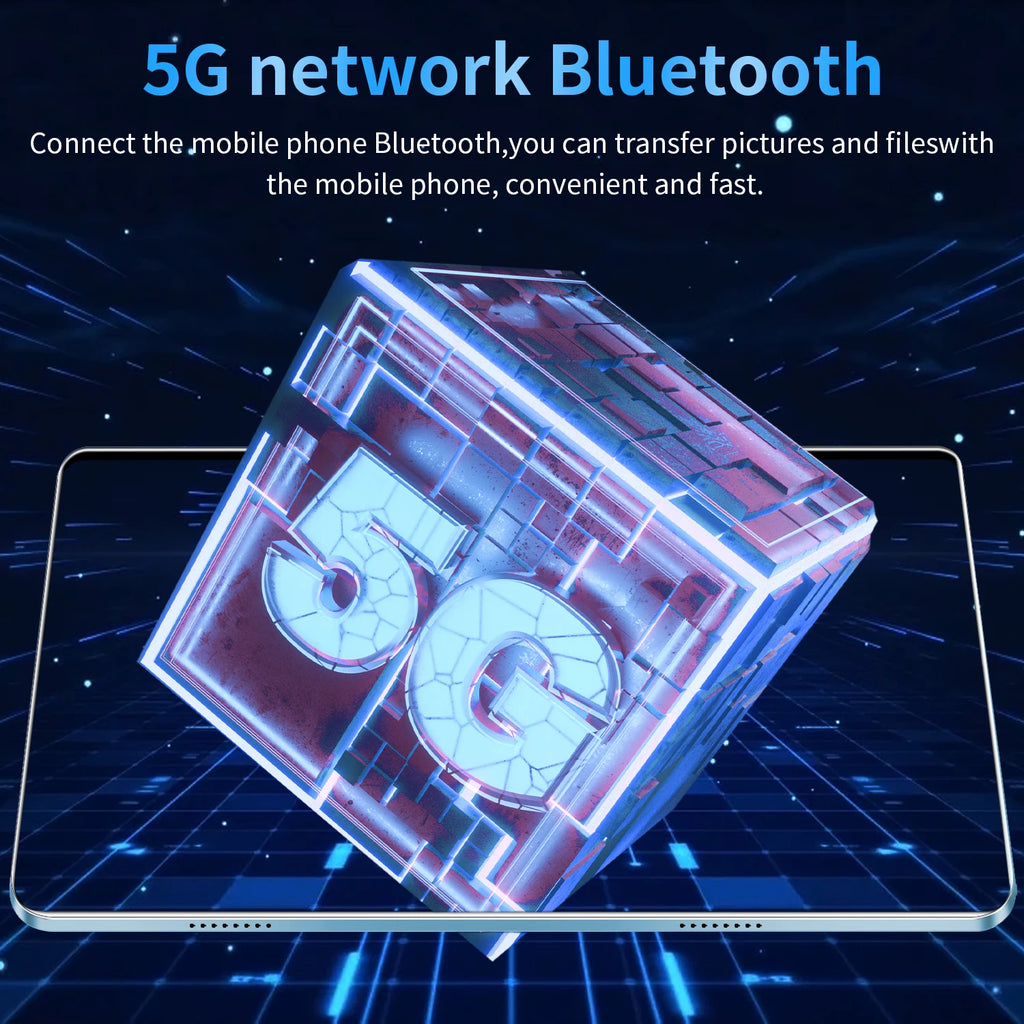 Tablette Android 13 - 10.36" 16GB RAM 1TB ROM, 10 Cœurs, 5G, 12000mAh, Dual SIM