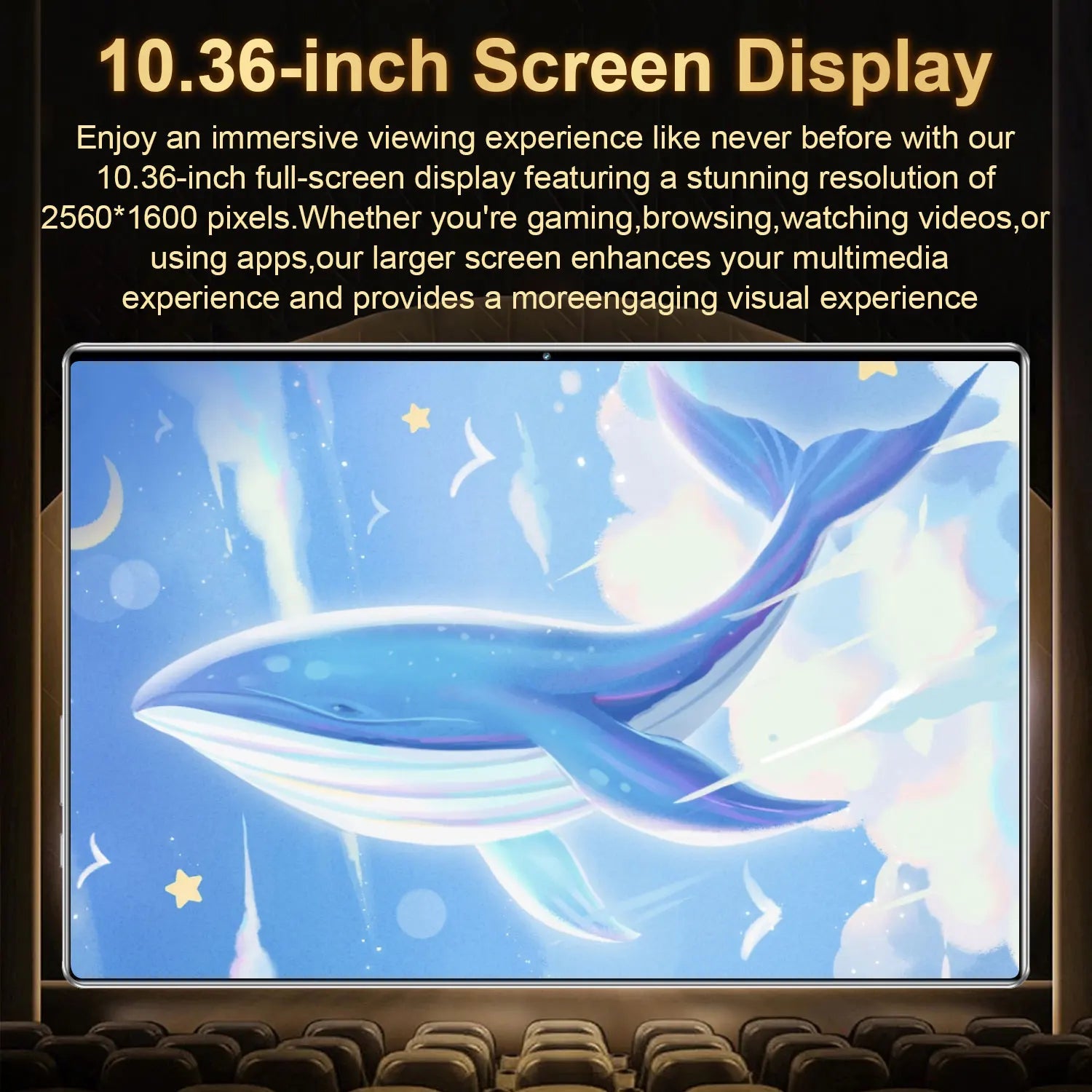 Tablette 300Pro 10,36" Android 14 - Snapdragon 8Gen2 16 Go+1 To 5G