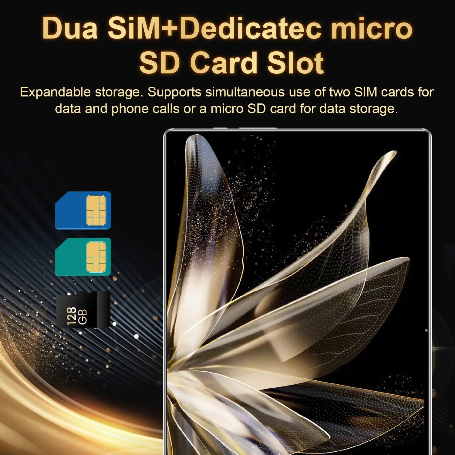 Tablette 300Pro 10,36" Android 14 - Snapdragon 8Gen2 16 Go+1 To 5G