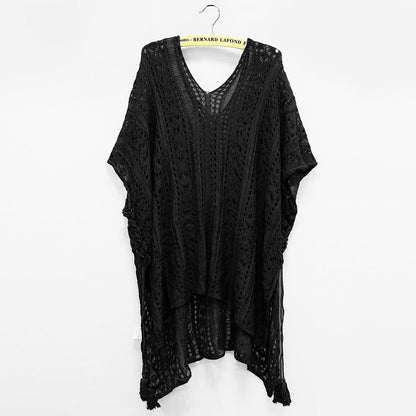 Robe de Plage Kaftan en Coton — Cover-Up Léger, Paréo Femme Taille Unique
