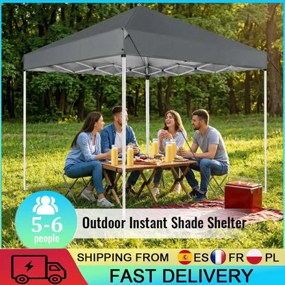 Kiosque Pliant 2x2 m – Tente Pop-Up Instantanée, Toile Oxford 420D UPF 50+, 3 Hauteurs, Sac de Transport