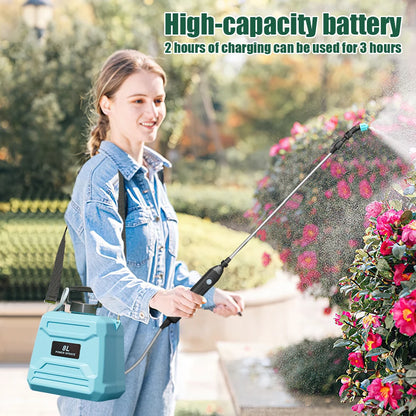 Pulvérisateur Électrique à Dos 8L – Rechargeable USB, 3 Modes, Télescopique 92cm