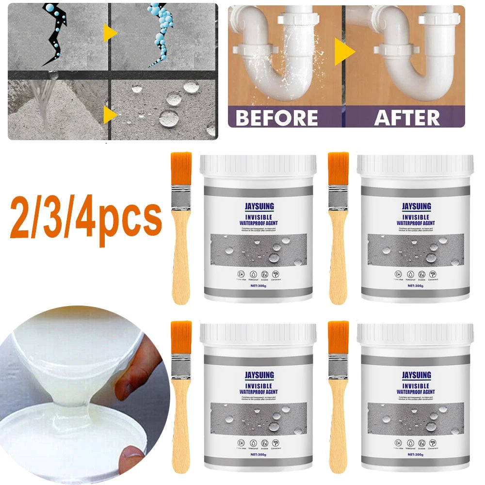 Transparent Waterproof Sealant for Roofs and Cracks