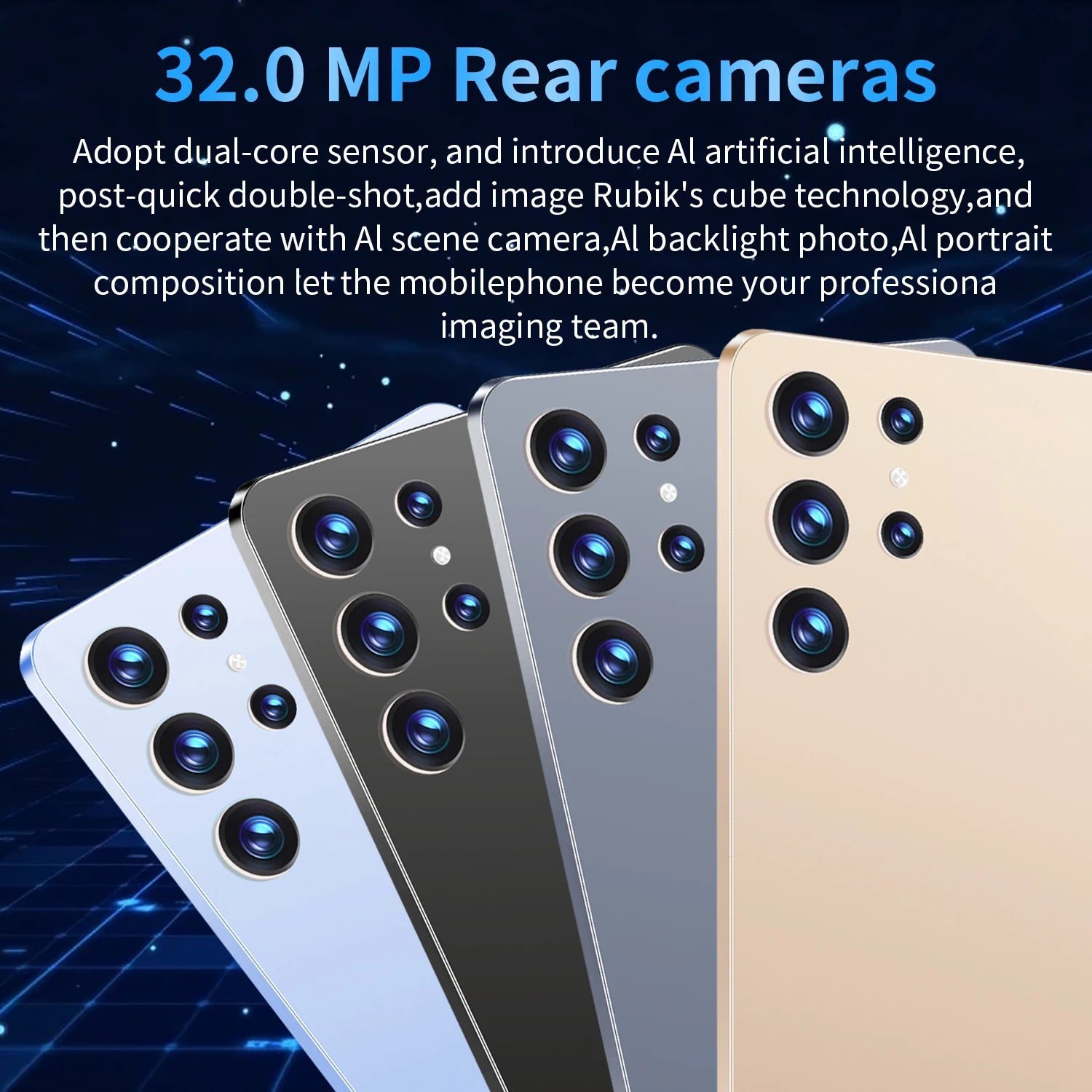 Tablette Android 13 - 10.36" 16GB RAM 1TB ROM, 10 Cœurs, 5G, 12000mAh, Dual SIM