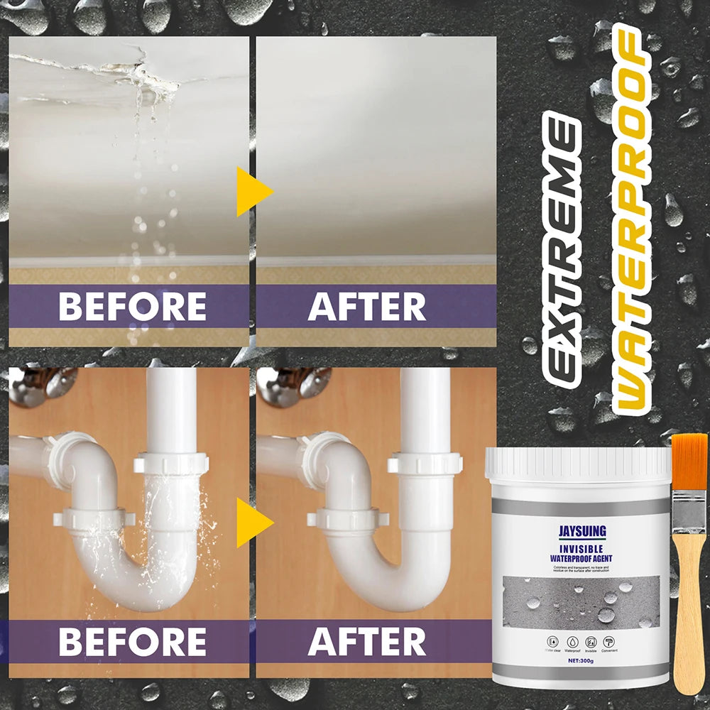 Transparent Waterproof Sealant for Roofs and Cracks