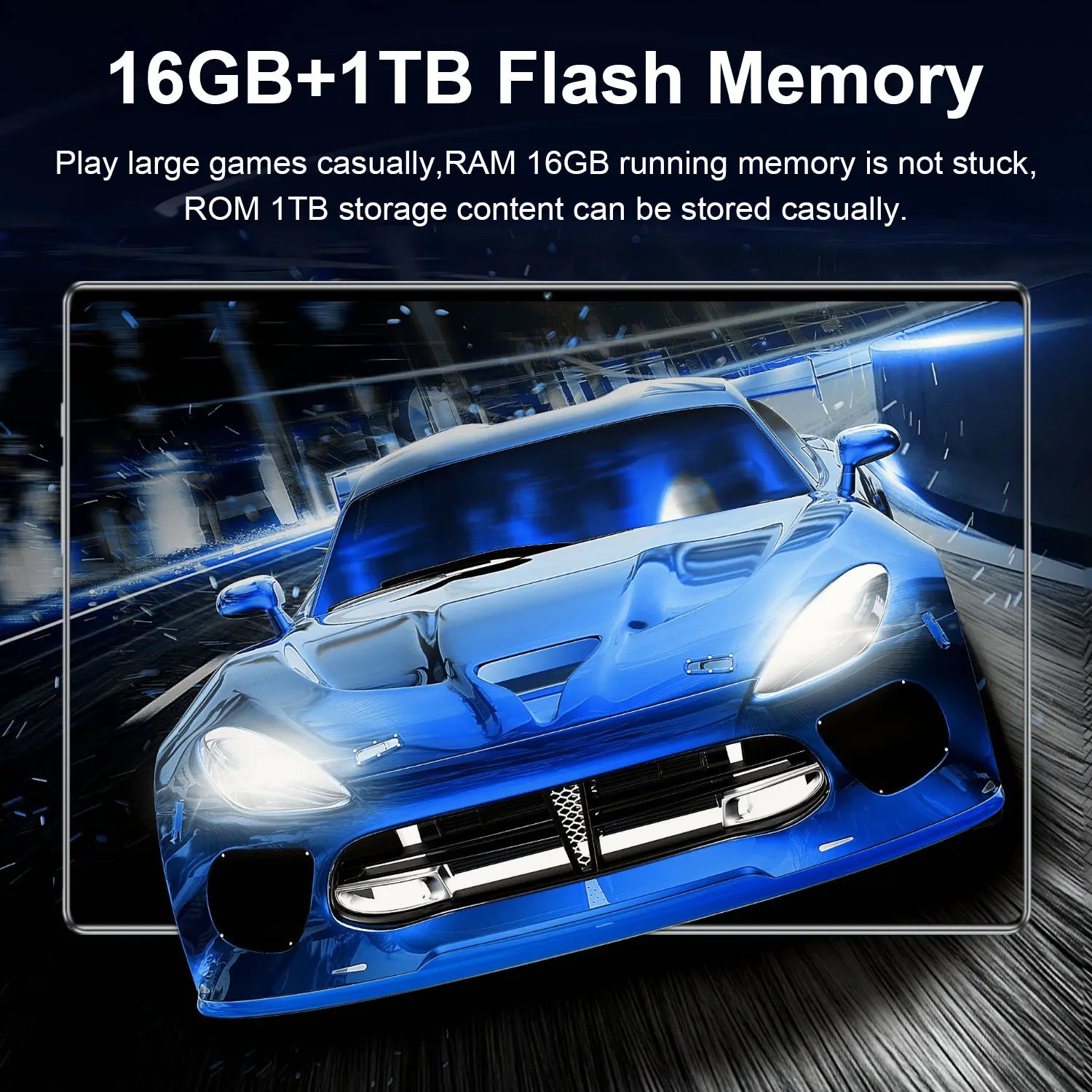 Tablette 300Pro 10,36" Android 14 - Snapdragon 8Gen2 16 Go+1 To 5G