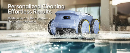 Robot Nettoyeur de Piscine Seauto – Sans Fil | Aspiration 45 000 Pa | Jusqu'à 200 m²