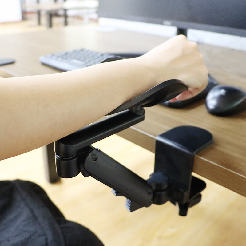 Support d'Accoudoir Réglable pour Bureau – Aluminium Ergonomique, 6 Positions
