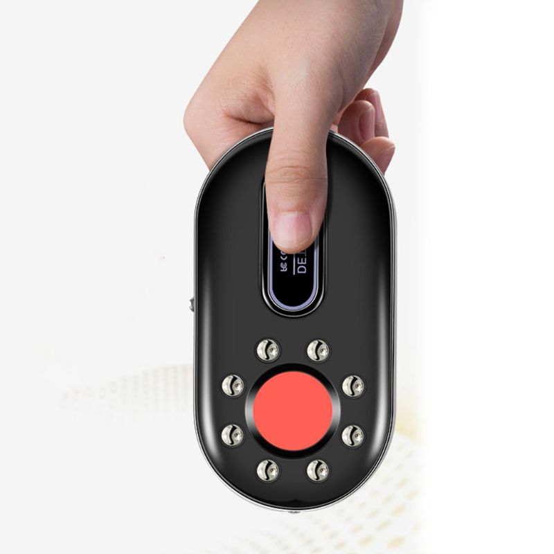 Détecteur de Caméra Cachée Infrarouge 3-en-1 — Anti-Espion, Alarme Personnelle & Lampe LED